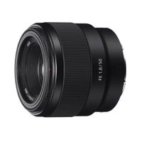Lente Sony SEL50F18F 50mm, F1.8, Full Frame, montura E, compacta, ligera